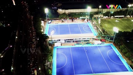 Indahnya Cahaya Kompleks GBK di Malam Hari