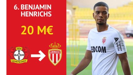 Transferts - Le top 10 des signatures