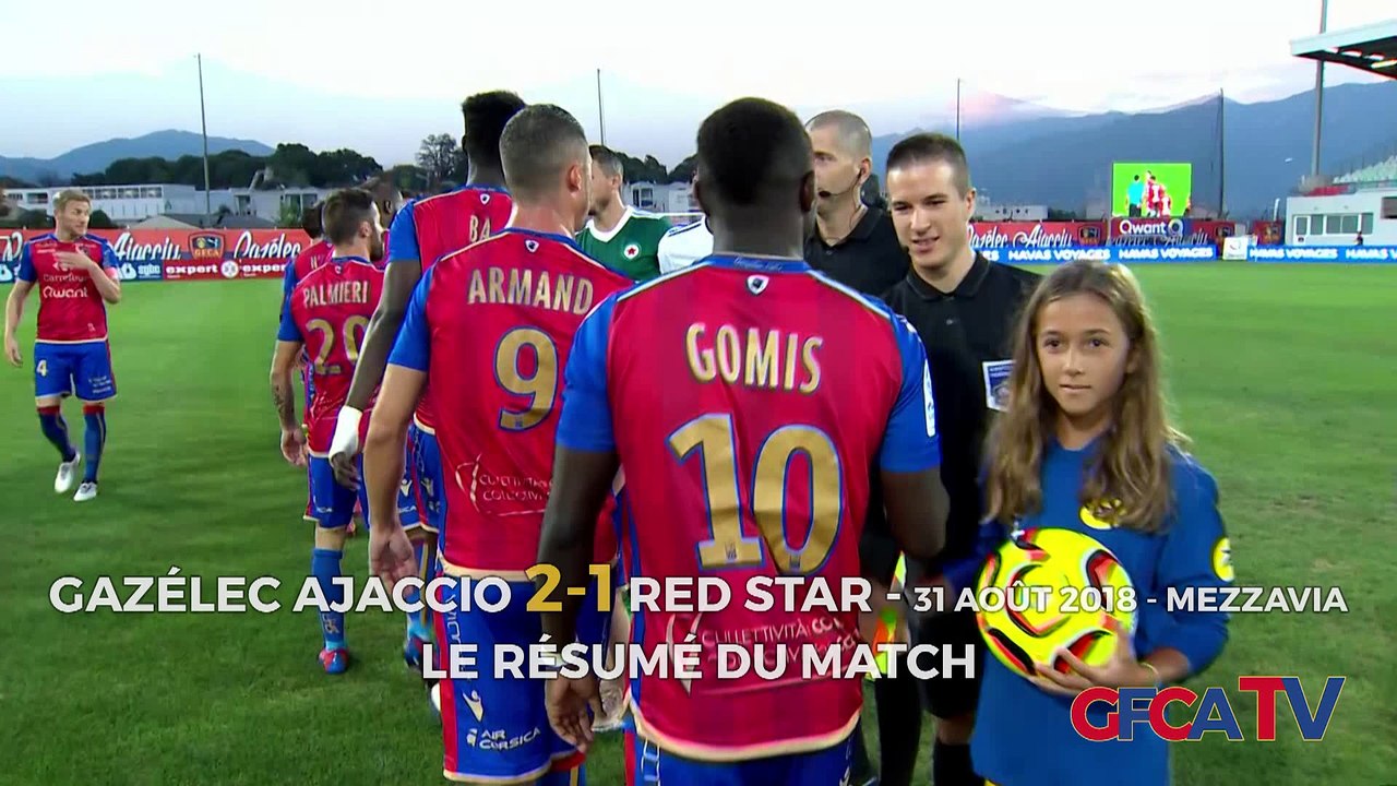 J6 – Gazélec Ajaccio 2-1 Red Star : le résumé vidéo du match !