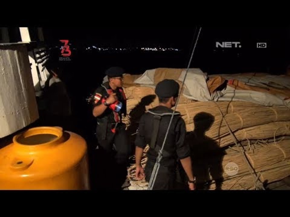 Aksi Petugas Gagalkan Penyelundupan Rotan Ilegal-Custom Protection