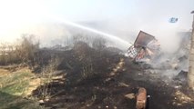 Karaman'da Kuru Otların Temizlenmesi İçin Yakılan Ateş Büyüyünce Korkuttu