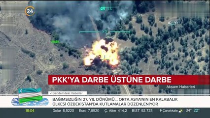 Hava harekatında vuruldular