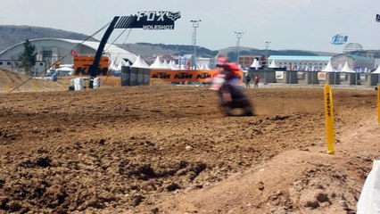 Dünya Motokros Şampiyonası sıralama yarışları yapıldı