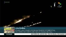 Colombia: incendio forestal se registra en cerro de Cristo Rey en Cali