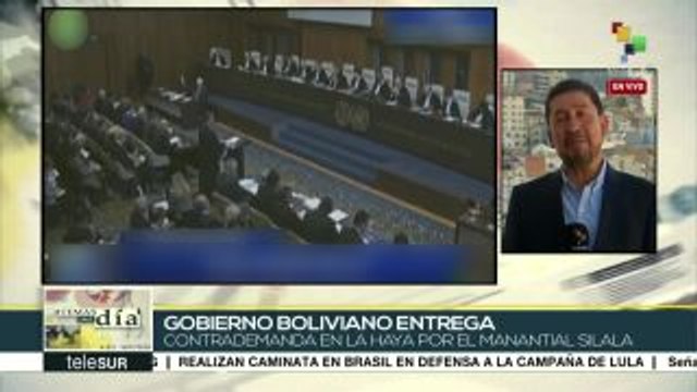 Presenta Bolivia contrademanda en litigio con Chile por el Silala