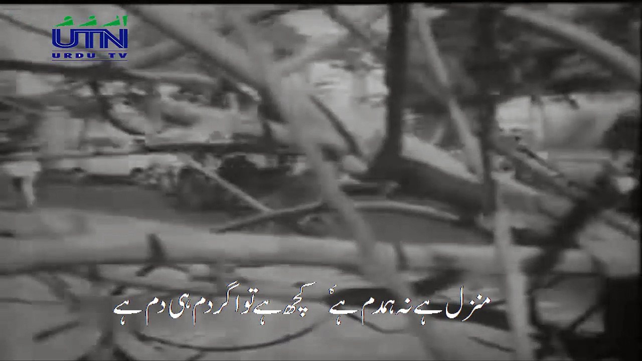 Masood Rana :  Manzil Hai Na Hamdam Hai | Film Main Akela (1970) | Music Composer : Bakhshi Wazir | Lyricist : Tanveer Naqvi | Actor : Asad Bukhari