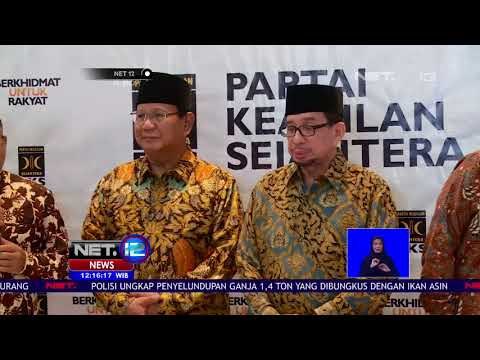 Prabowo Membahas Rekomendasi Ijtima Ulama dengan Petinggi PKS - NET 12