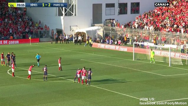 Teji Savanier penalty Goal HD - Nimes 2 - 2 Paris SG - 01.09.2018 (Full Replay)
