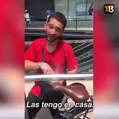 Así increpó una joven a hombre que intentaba robar su bicicleta en Plaza España de Barcelona.»