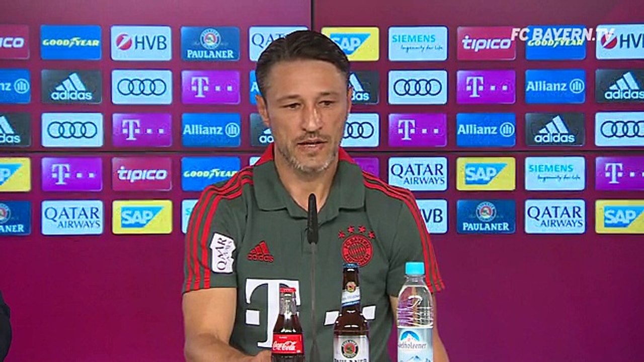  Watch LIVE! All the latest info from head coach Niko Kovac ahead of our Bundesliga opener against Hoffenheim. ⚪