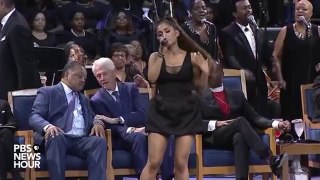 180831 -  Ariana Grande performs -A Natural Woman- at Aretha Franklin's 'Celebration of Life' ceremony