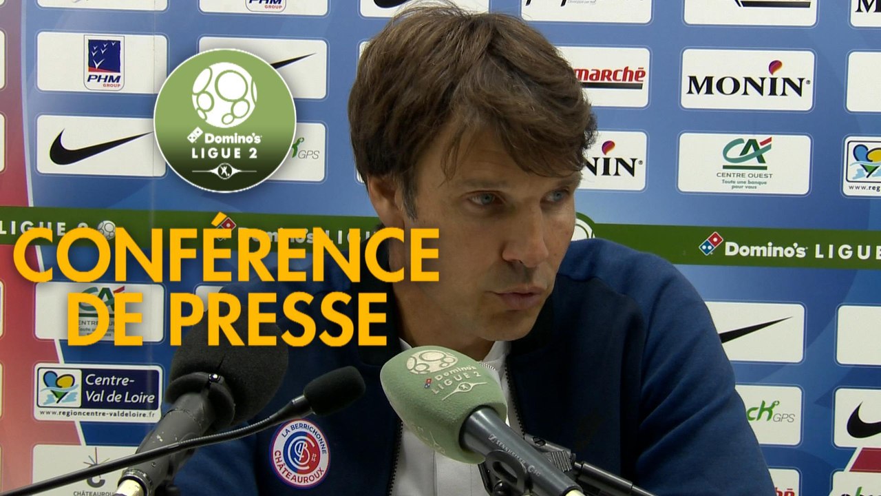 Conférence de presse Châteauroux - AS Nancy Lorraine (1-0) : Jean-Luc VASSEUR (LBC) - Didier THOLOT (ASNL) - 2018/2019