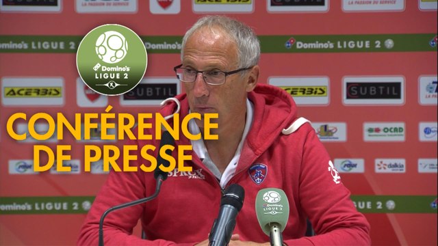 Conférence de presse Valenciennes FC - Clermont Foot (0-4) : Réginald RAY (VAFC) - Pascal GASTIEN (CF63) - 2018/2019