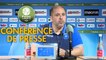 Conférence de presse AJ Auxerre - Stade Brestois 29 (0-2) : Pablo  CORREA (AJA) - Jean-Marc FURLAN (BREST) - 2018/2019