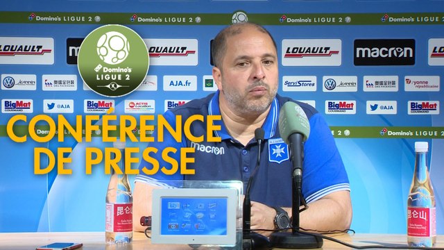 Conférence de presse AJ Auxerre - Stade Brestois 29 (0-2) : Pablo CORREA (AJA) - Jean-Marc FURLAN (BREST) - 2018/2019