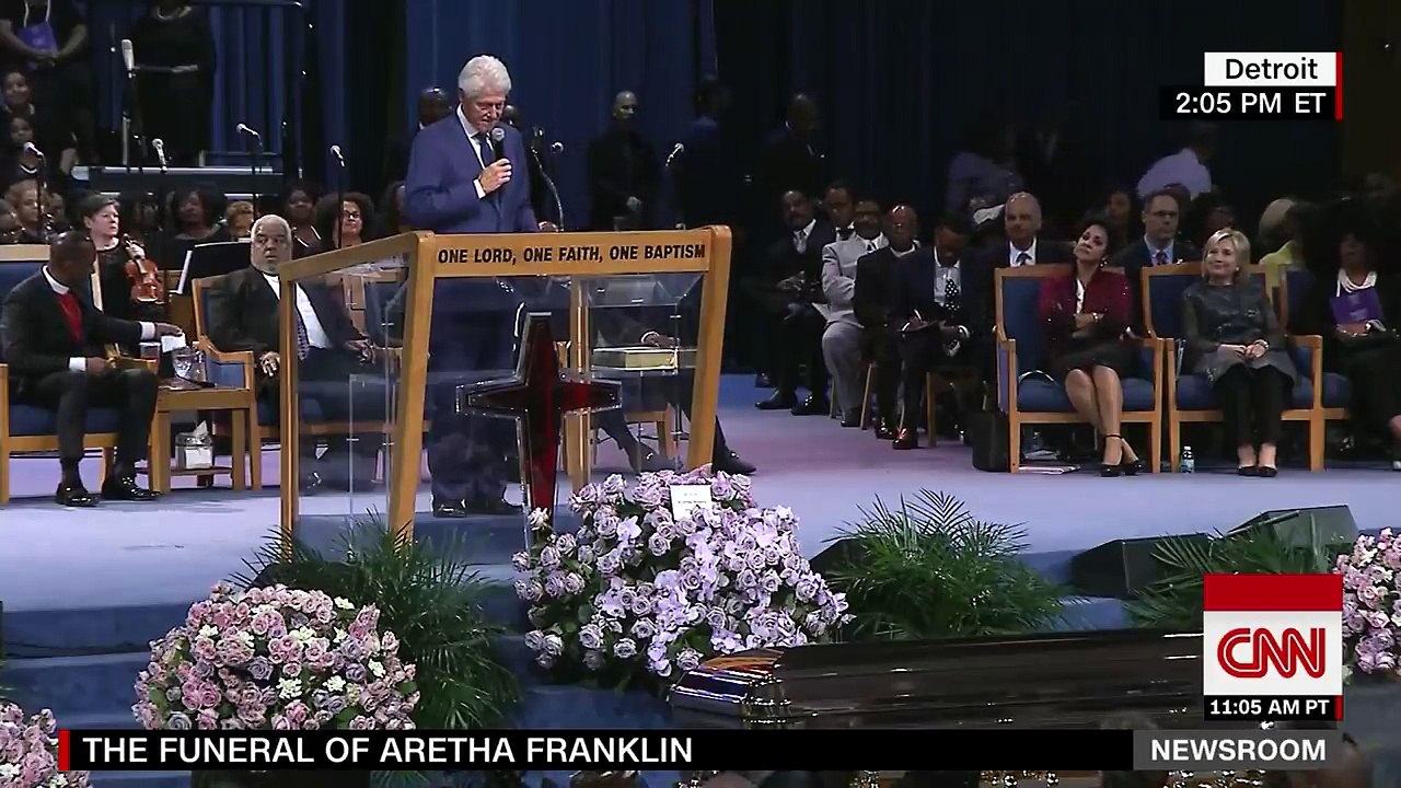Bill Clinton_ Aretha Franklin lived with courage, faith and power