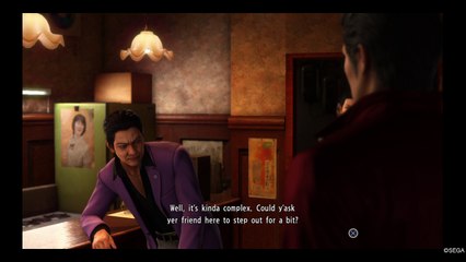 Yakuza 6, Gameplay Español 11, Nagumo defiende a la dueña del bar y lo raptan para matarlo