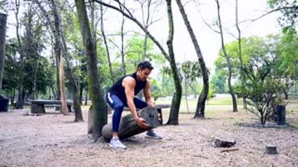 Vida Zen | Fortalece los dorsales con la ayuda de un tronco