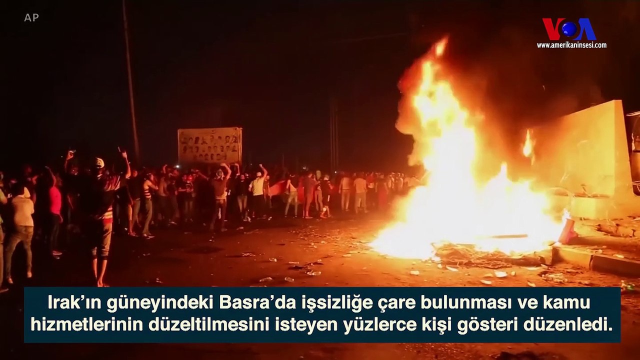 Basra’da işsizlik protestosu