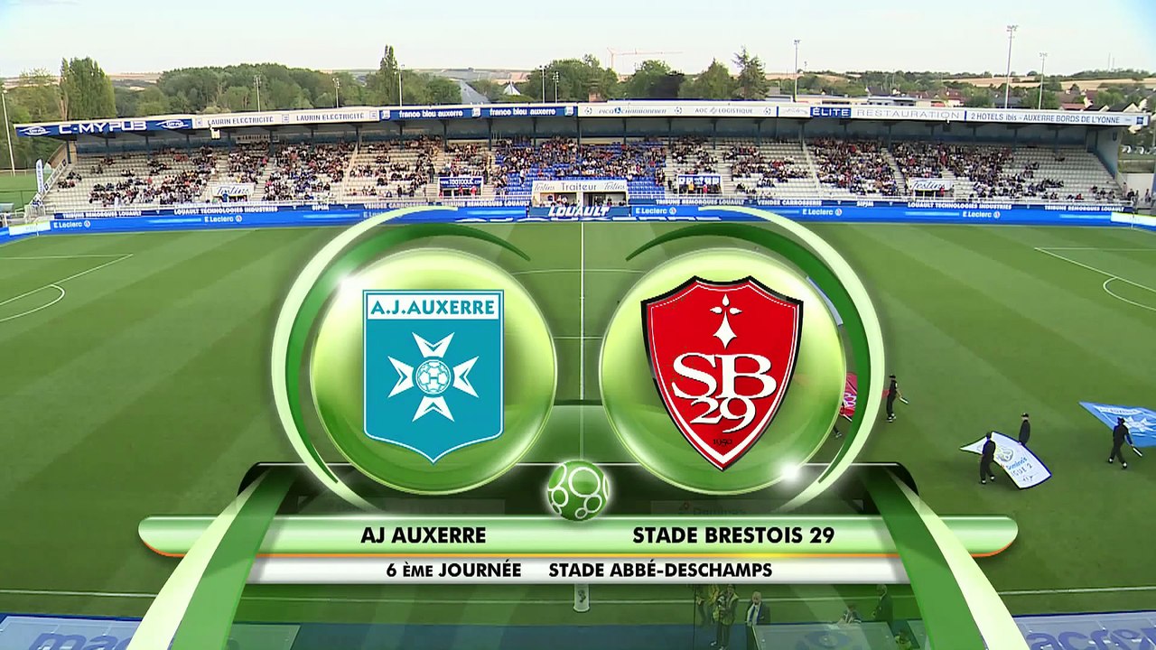 Résumé de AJ Auxerre - Stade Brestois 29 - Vidéo Dailymotion