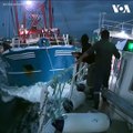 برخورد کشتی های ماهیگیران فرانسوی و انگلیسی در کانال انگلستان! #voasocial