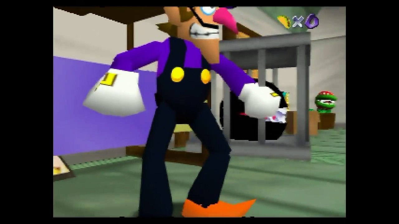 Waluigi's Taco Stand - Hidden Daisy Easter Egg (Real N64 Capture)