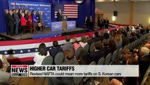 Revised NAFTA could mean more tariffs on S. Korean cars
