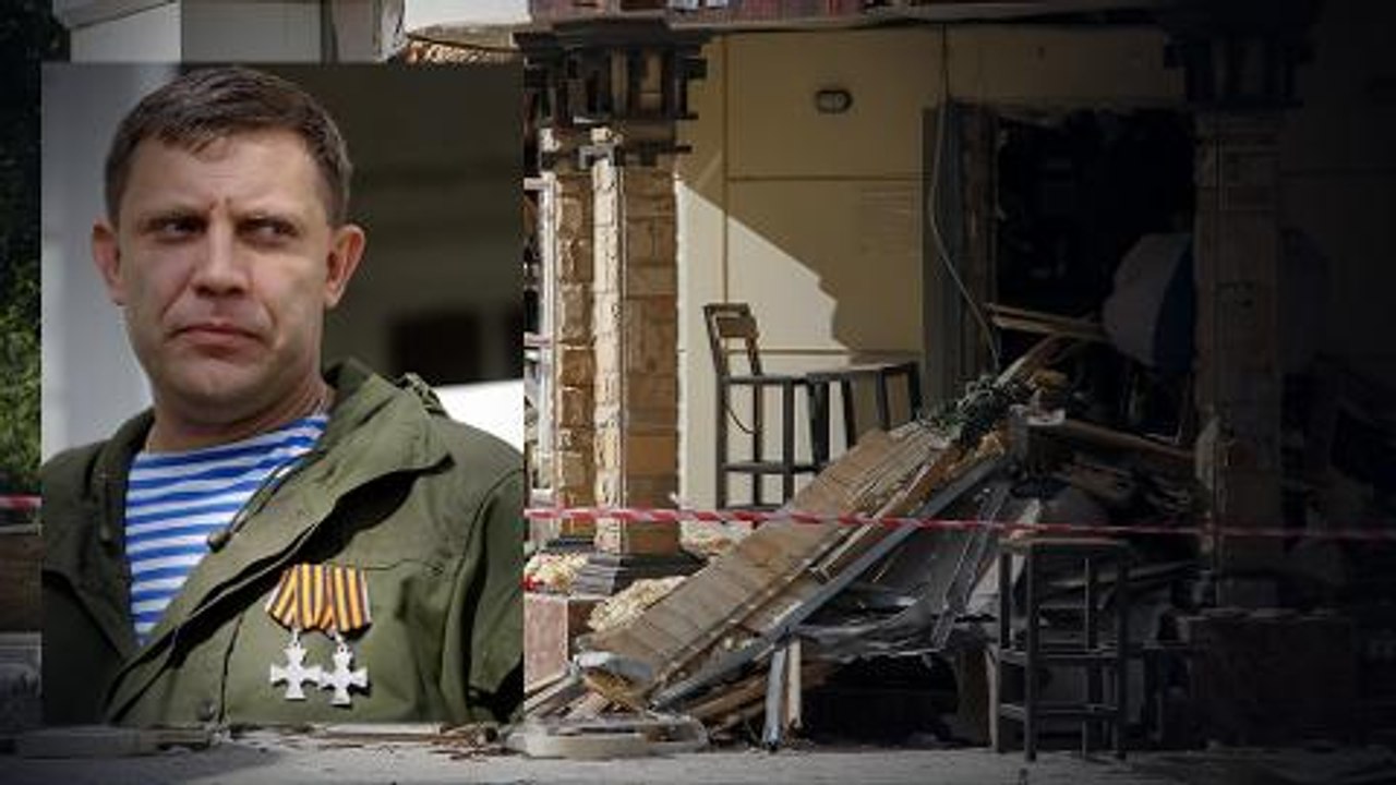 Cafe blast kills rebel leader in eastern Ukraine