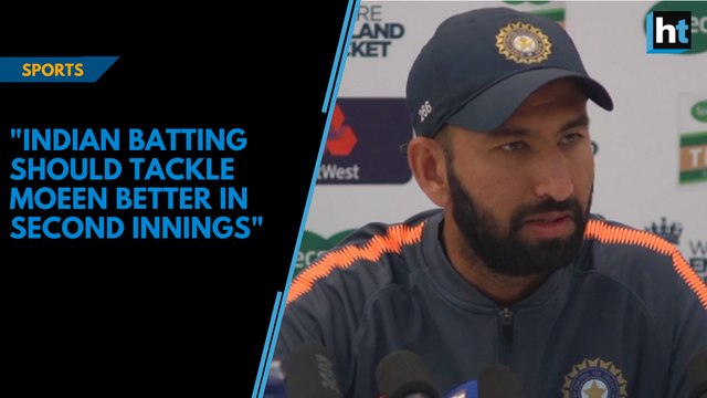 Indian batting should tackle Moeen better in second innings: Pujara