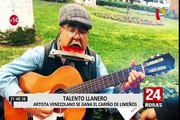 Barranco: artista venezolano se gana el cariño del público limeño