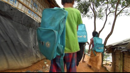 Rohingya children struggle to get most basic education