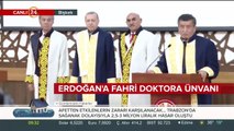 Cumhurbaşkanı Erdoğan'a fahri doktora unvanı