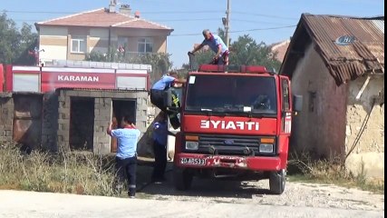 Kuru Otlar İçin Yakılan Ateş Büyüyünce Korkuttu