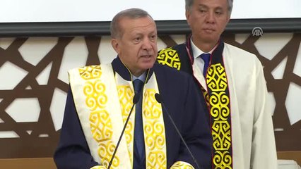 Erdoğan: "Manas Üniversitesi'ne 23 Yılda 356 Milyon Dolar Ödenek Tahsis Edildi"