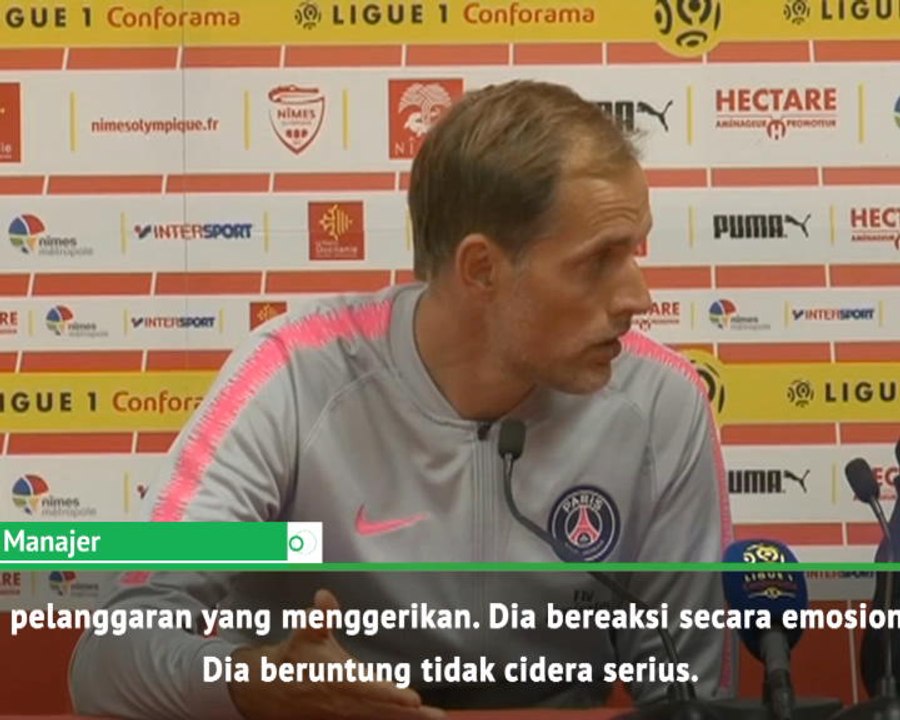 Mbappe Harus Menahan Diri Setelah Terjadi Benturan - Tuchel