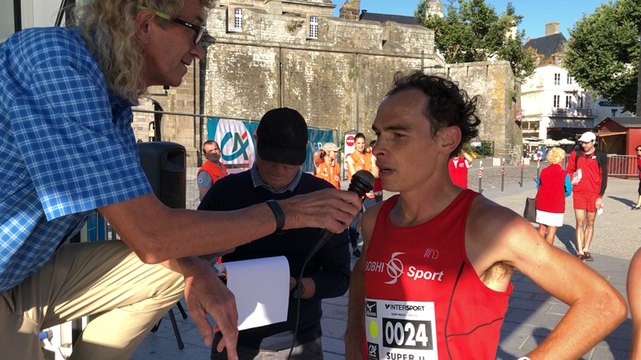L’arrivée du semi-marathon Cancale Saint-Malo