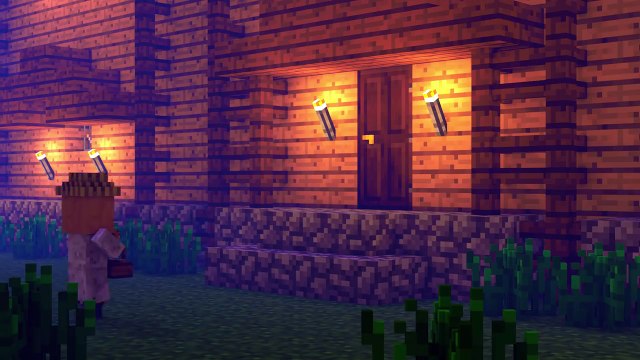 Granny vs Villager Life 5 - Granny Horror Game Minecraft Animation Alien Being