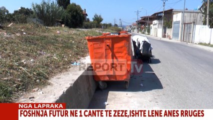Report TV - Laprakë, foshnja e sapolindur gjendet e vdekur brenda një çante te kazani i mbeturinave