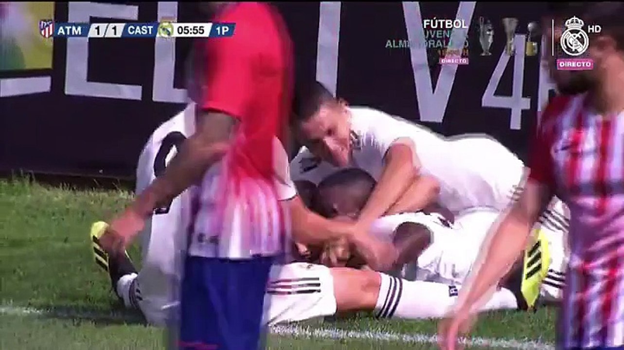 Primer gol de Vinicius con la camiseta del Real Madrid