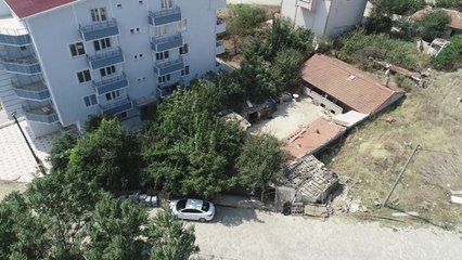 Şarbonlu Hayvanın Alındığı Adres Havadan Görüntülendi