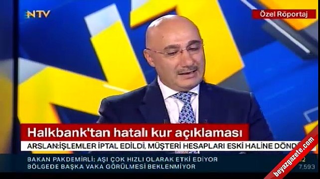 Halkbank Genel Müdürü Arslan: 1763 müşteri 4,6 milyon dolarlık işlem gerçekleştirdi