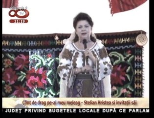 Maria Stanescu in cadrul spectacolului Cant cu drag pe-al meu meleag  10.02.2013