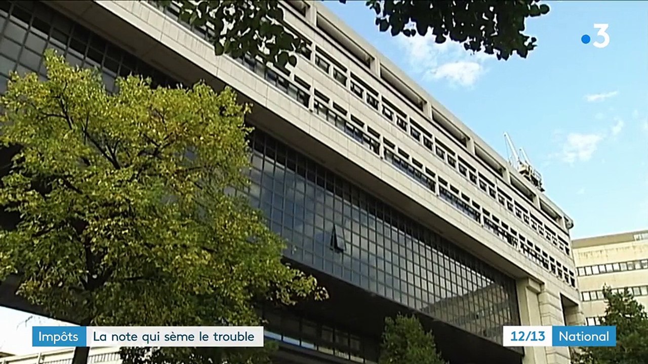 Impôts : la note qui sème le trouble