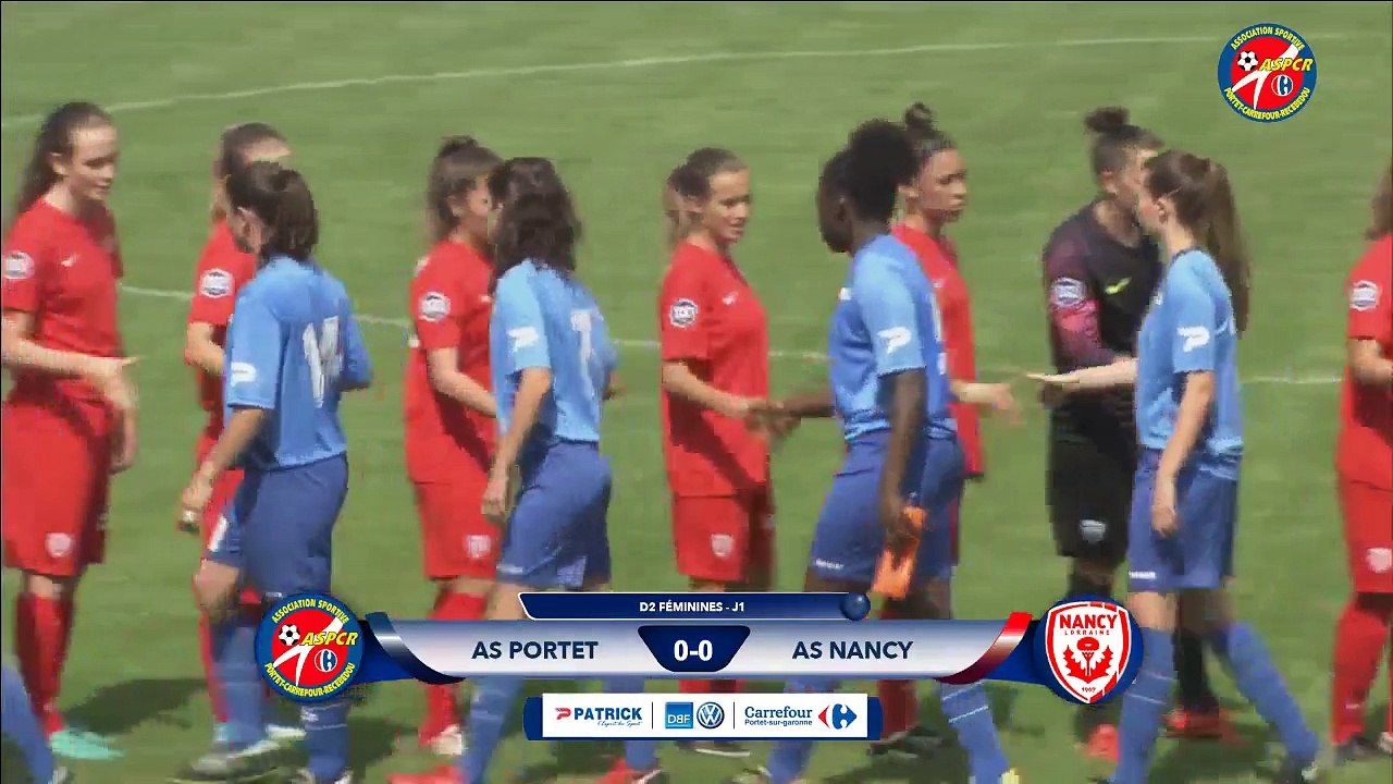 D2 Féminines : ASPCR Portet - AS Nancy Lorraine (J1)