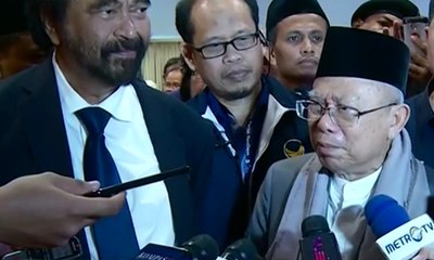 Ma'ruf Amin Hadiri Pembekalan Bacaleg Partai Nasdem