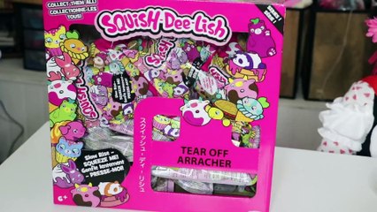 ENVIE DE MANGER DES JOUETS  SQUISH DEE LISH ! Unboxing boite 24 sachets surprises