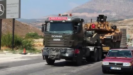 Suriye Sınırına Askeri Sevkiyat