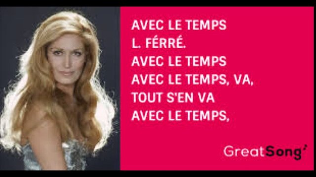 Avec le temps ( Léo Ferré ) REPRISE clavier