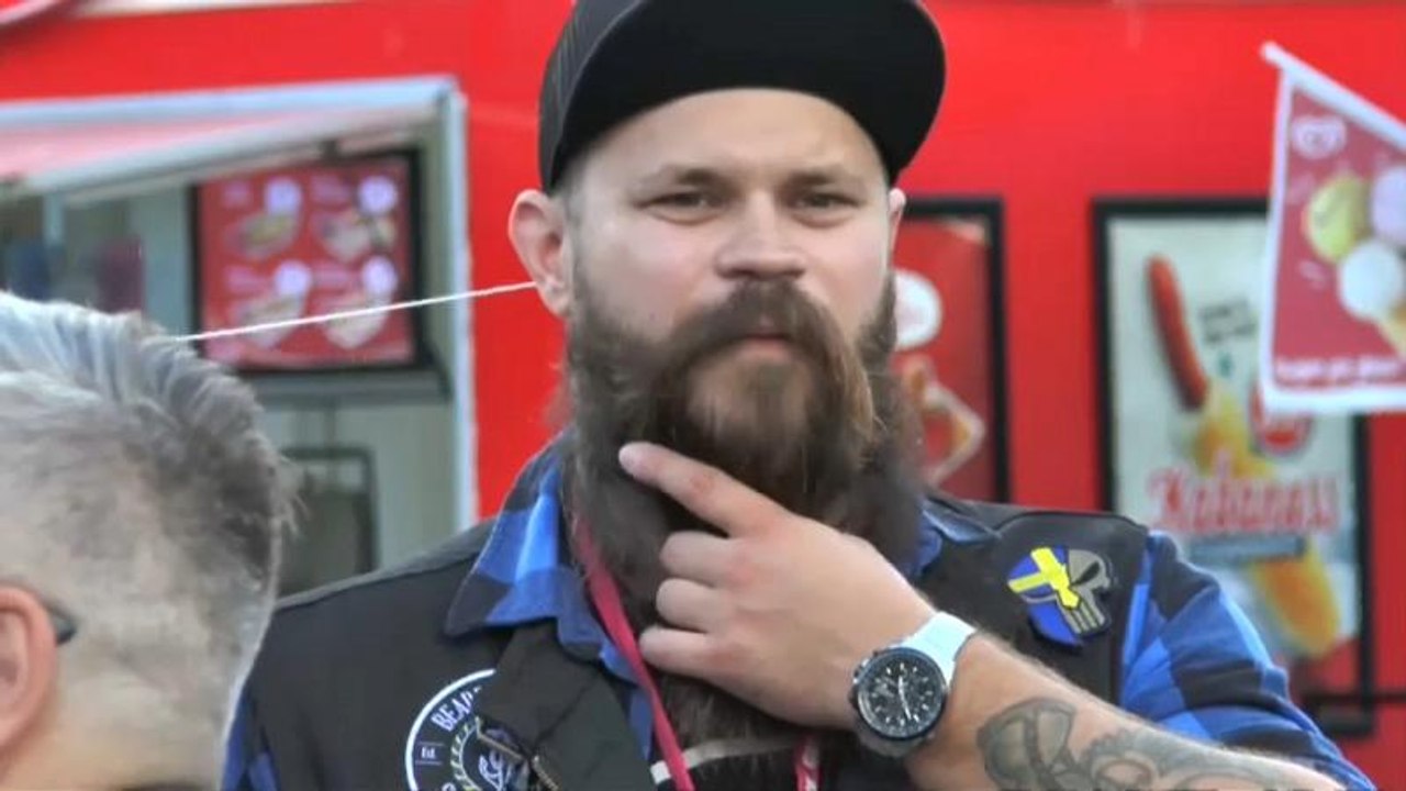 Zu Ehren der Gesichtsbehaarung: Bart-Festival in Stockholm