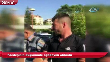 Kardeşinin düğününde ağabeyini öldürdü